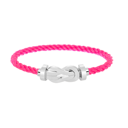 [Angela Jewellery]Chance Armband mit großer 8-stelliger Schnalle, ohne Diamanten, Silber 