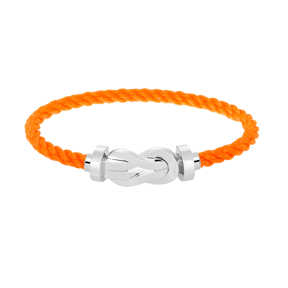 [Angela Jewellery]Chance Armband mit großer 8-stelliger Schnalle, ohne Diamanten, Silber 