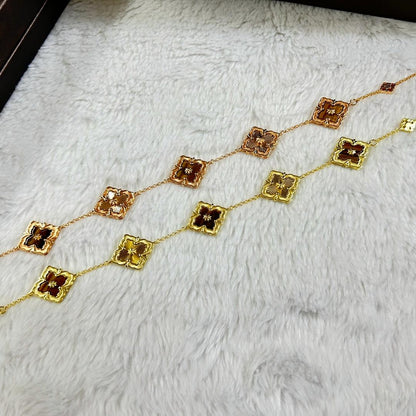 [Angela Jewelry]OPERA 5 MOTIFS TULLE ENAMEL BRACELET