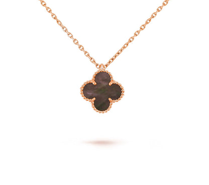 [Angela Jewelry]CLOVER MINI 9.5MM CARNELIANS NECKLACE COLLECTION