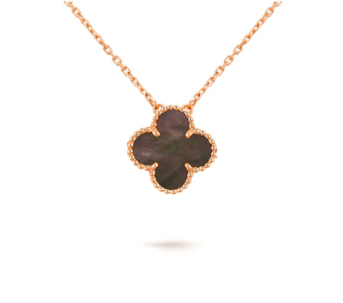 [Angela Jewelry]CLOVER 15MM SINGLE FLOWER NECKLACE COLLECTION