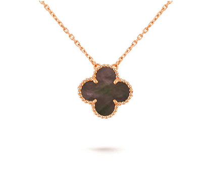 [Angela Jewelry]CLOVER 15MM SINGLE FLOWER NECKLACE COLLECTION
