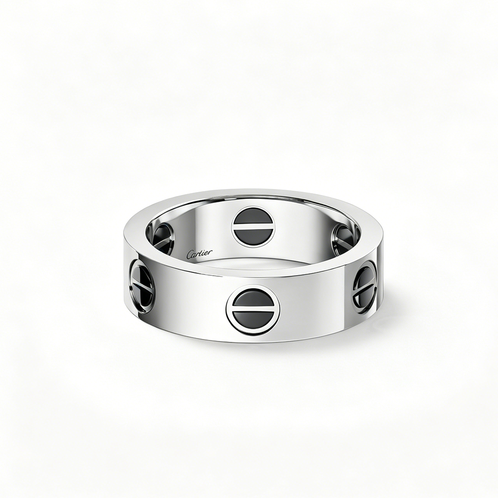 [Angela Jewelry]LOVE RING 5.5MM NO DIAMONDS  CERAMIC