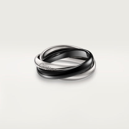[Angela Jewelry]TRINITY 3.2MM RING BLACK CERAMIC