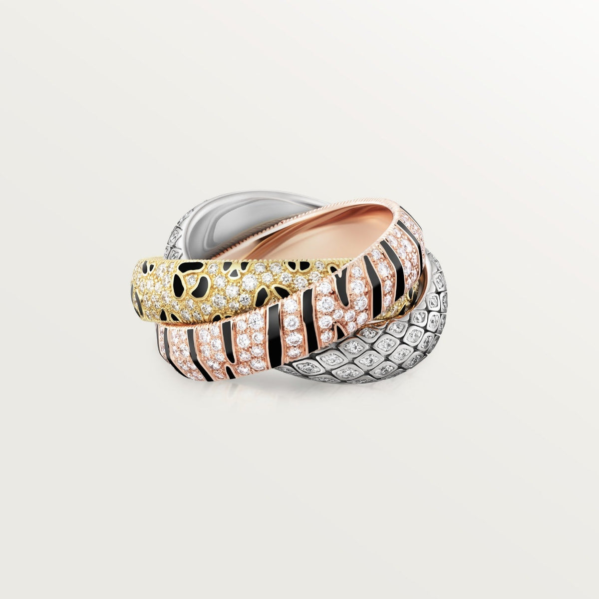 [Angela Jewelry]TRINITY  RING LEOPARD PRINT