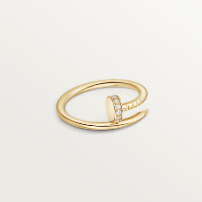 [Angela Jewelry]JUSTE 1.8MM HALF DIAMOND RING