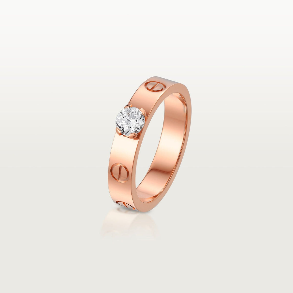 [Angela Jewelry]LOVE RING 3.6MM 1 BIG DIAMOND