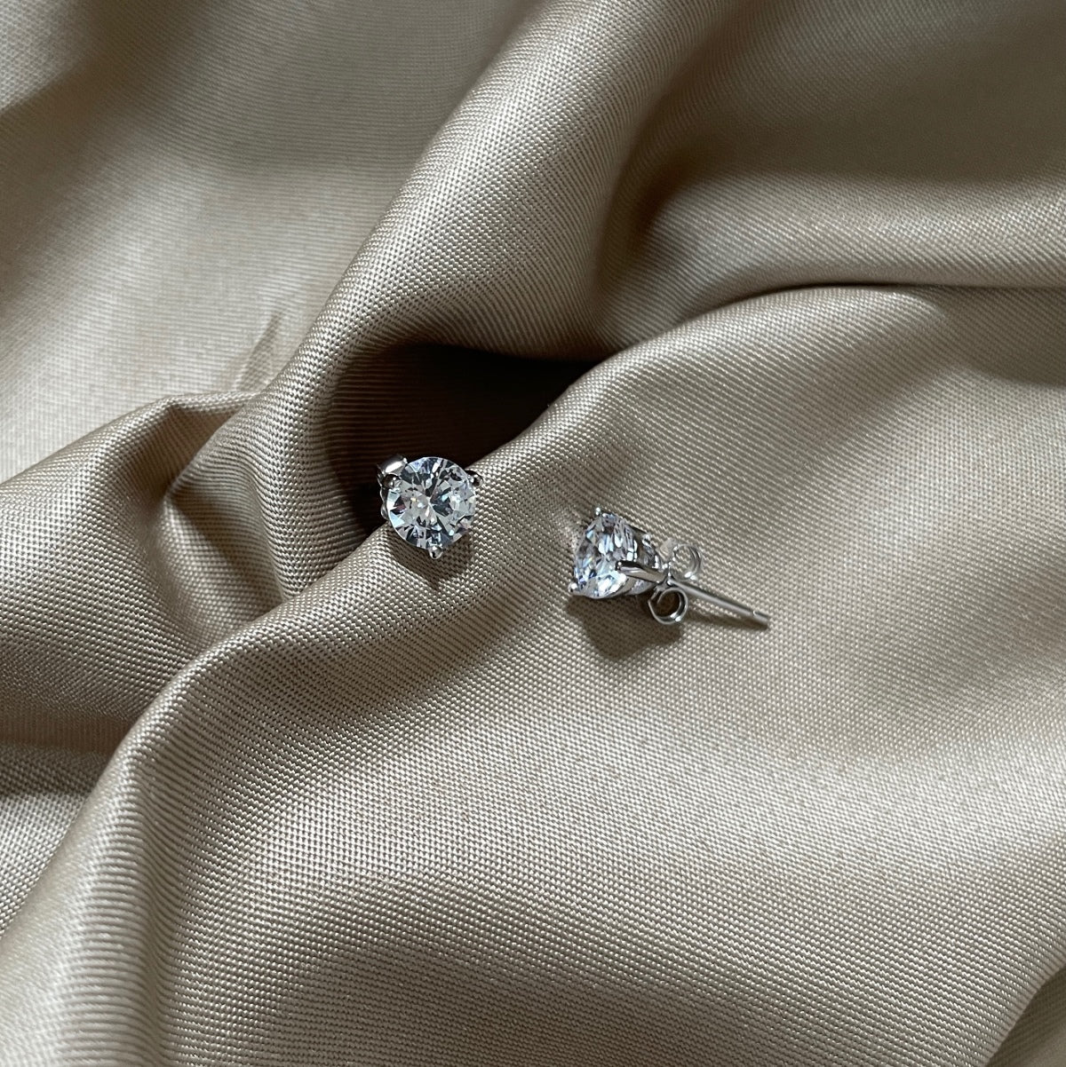 [Angela Jewelry]Dainty Round Shape Earrings