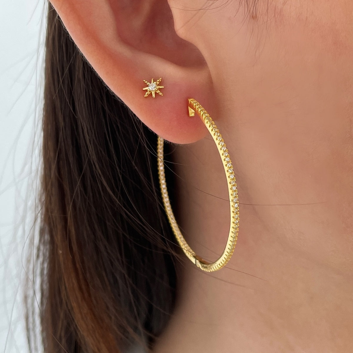 [Angela Jewelry]Popular Large Hoop Earrings