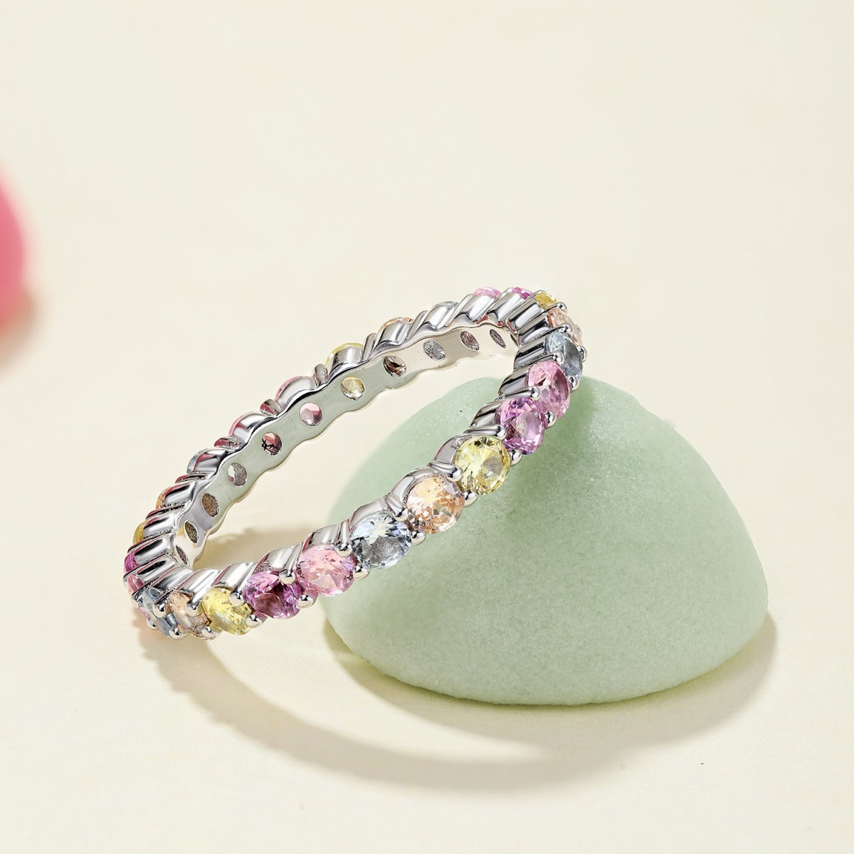 [Angela Jewelry]Dazzling Resplendent Round Cut Party Ring