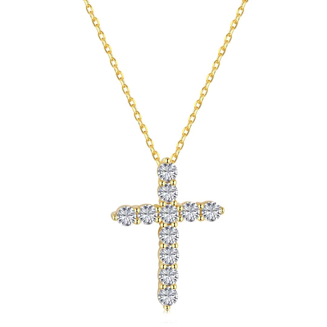 [Angela Jewelry]Unique Cross Shape Necklace