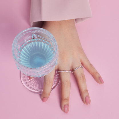 [Angela Jewelry]Ornate Vibrant Round Cut Daily Ring