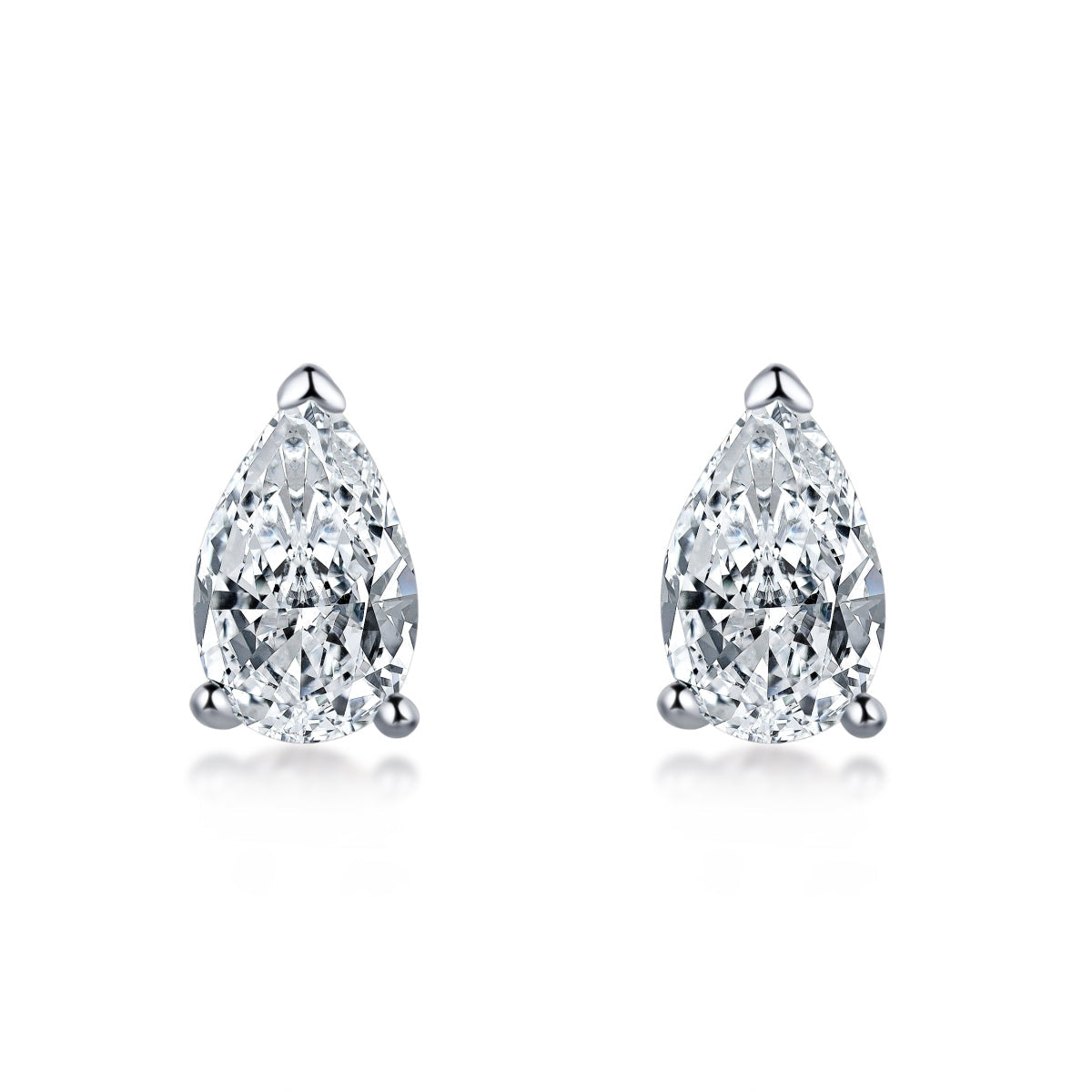 Angela Jewelry]Ornate Water Drop Shape Earrings