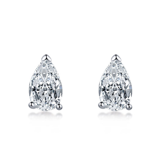 [Angela Jewelry]Ornate Water Drop Shape Earrings