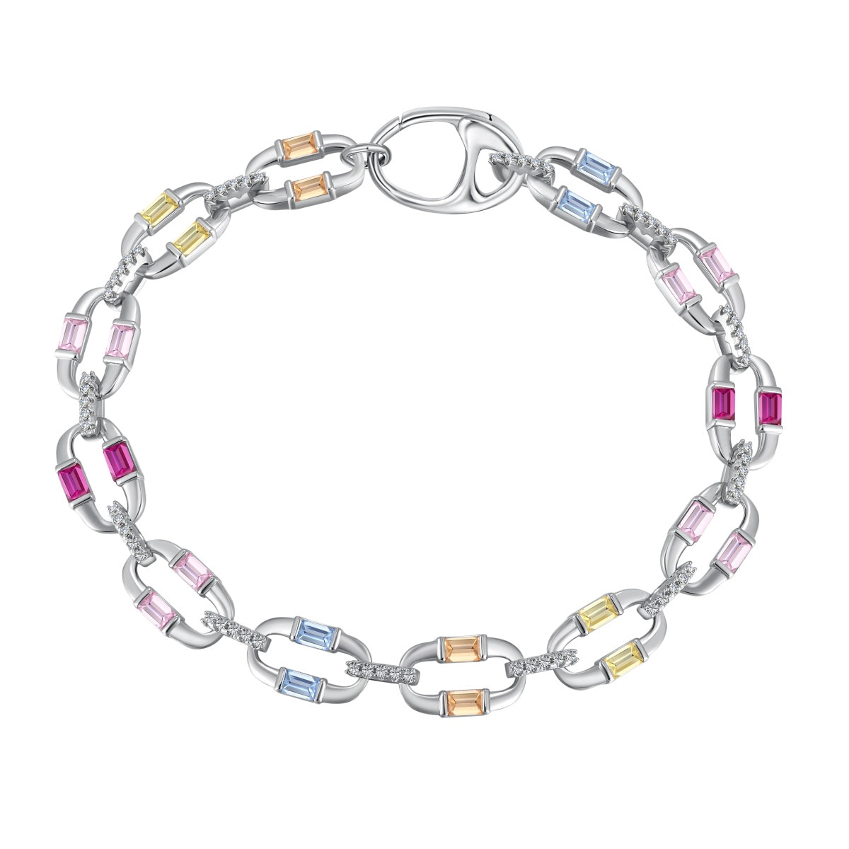 [Angela Jewelry]Dazzling Colorful Daily Bracelet