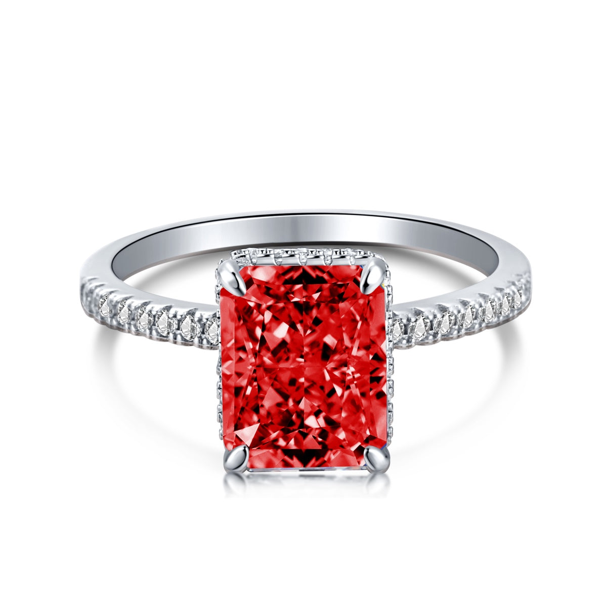 Angela Jewelry]4.0 Carat Luxurious Engagement Ring