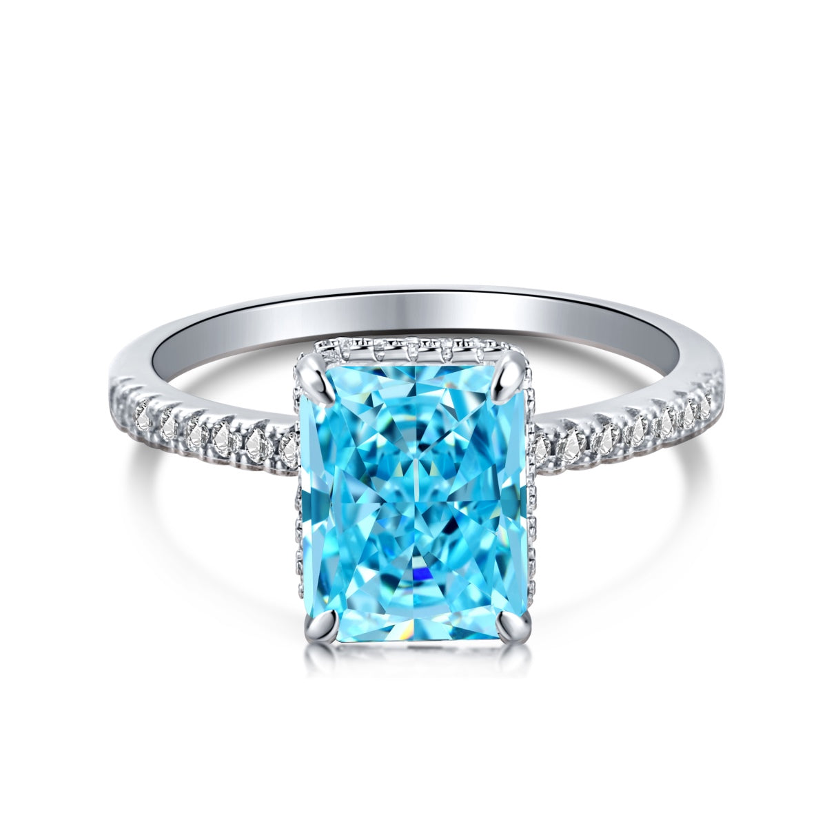 Angela Jewelry]4.0 Carat Luxurious Engagement Ring