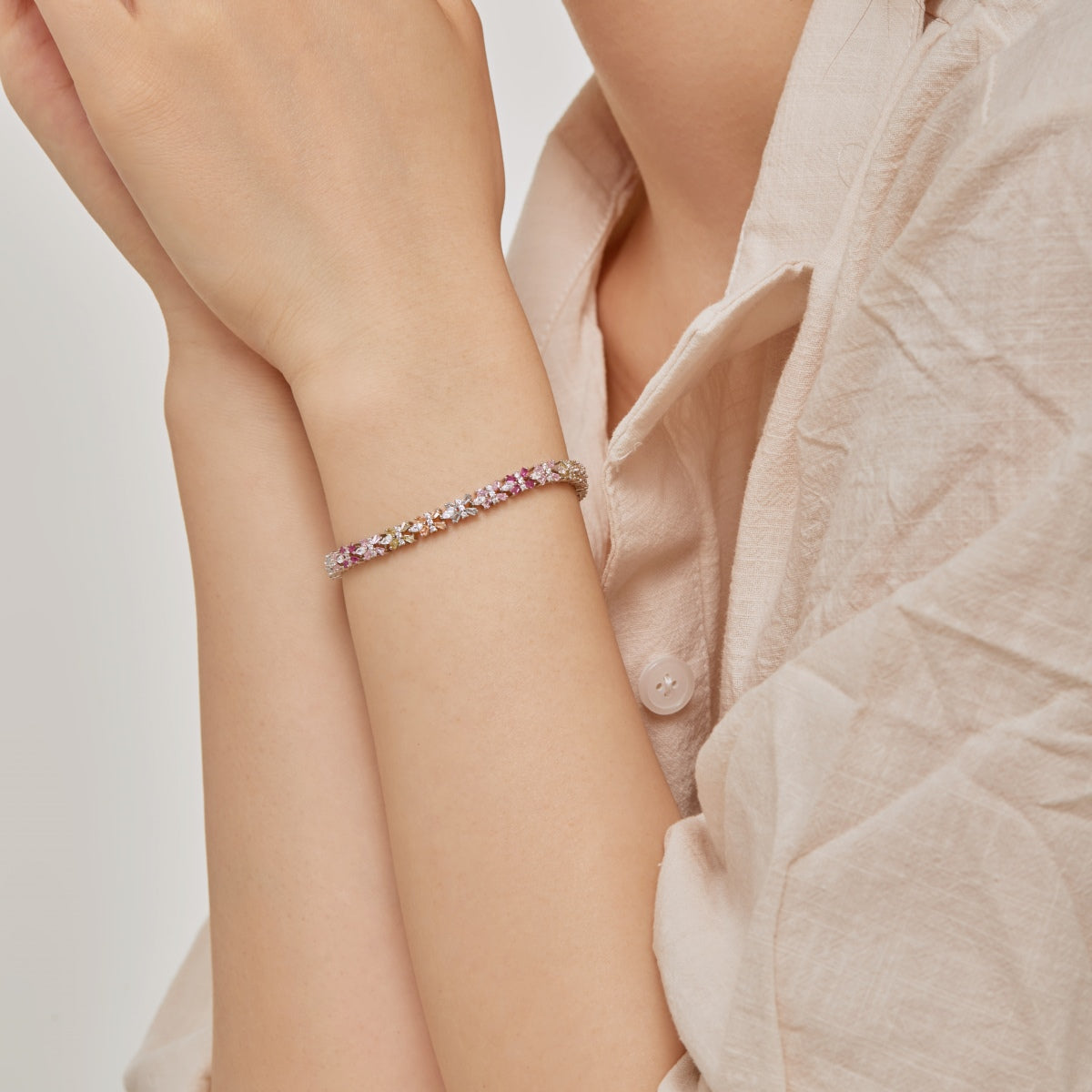 [Angela Jewelry]Unique Colorful Butterfly Shape Party Bracelet