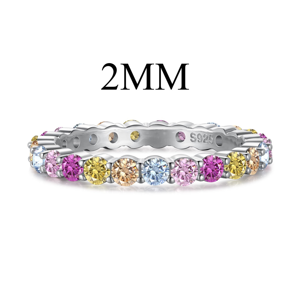 [Angela Jewelry]Elegant Vivid Round Cut Daily Ring