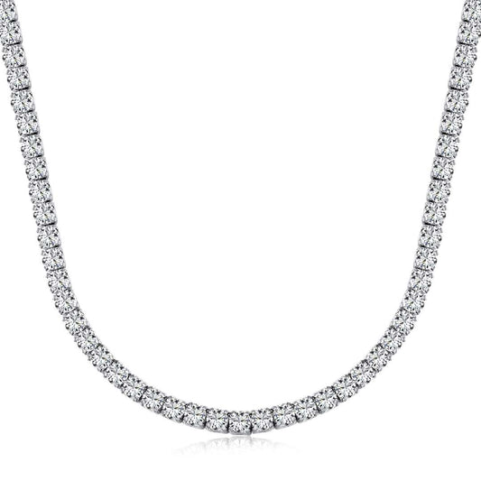 [Angela Jewelry]Elegant Tennis Chain Necklace