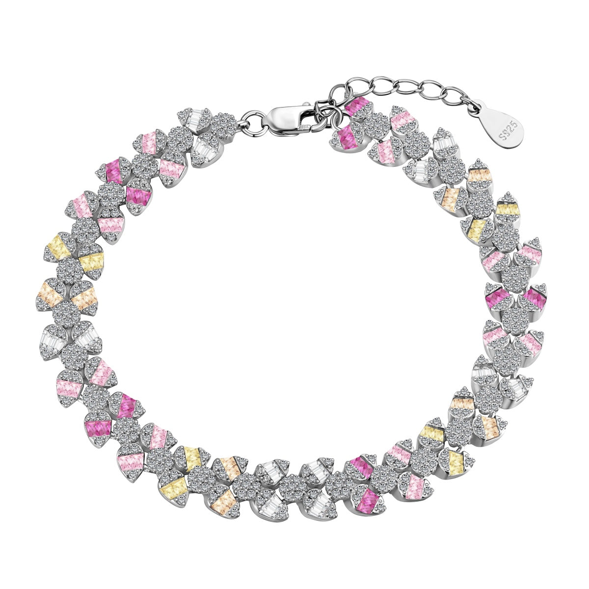 [Angela Jewelry]Dainty Exquisite Flower Shape Daily Bracelet