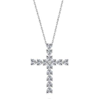 [Angela Jewelry]Radiant Cross Shape Necklace