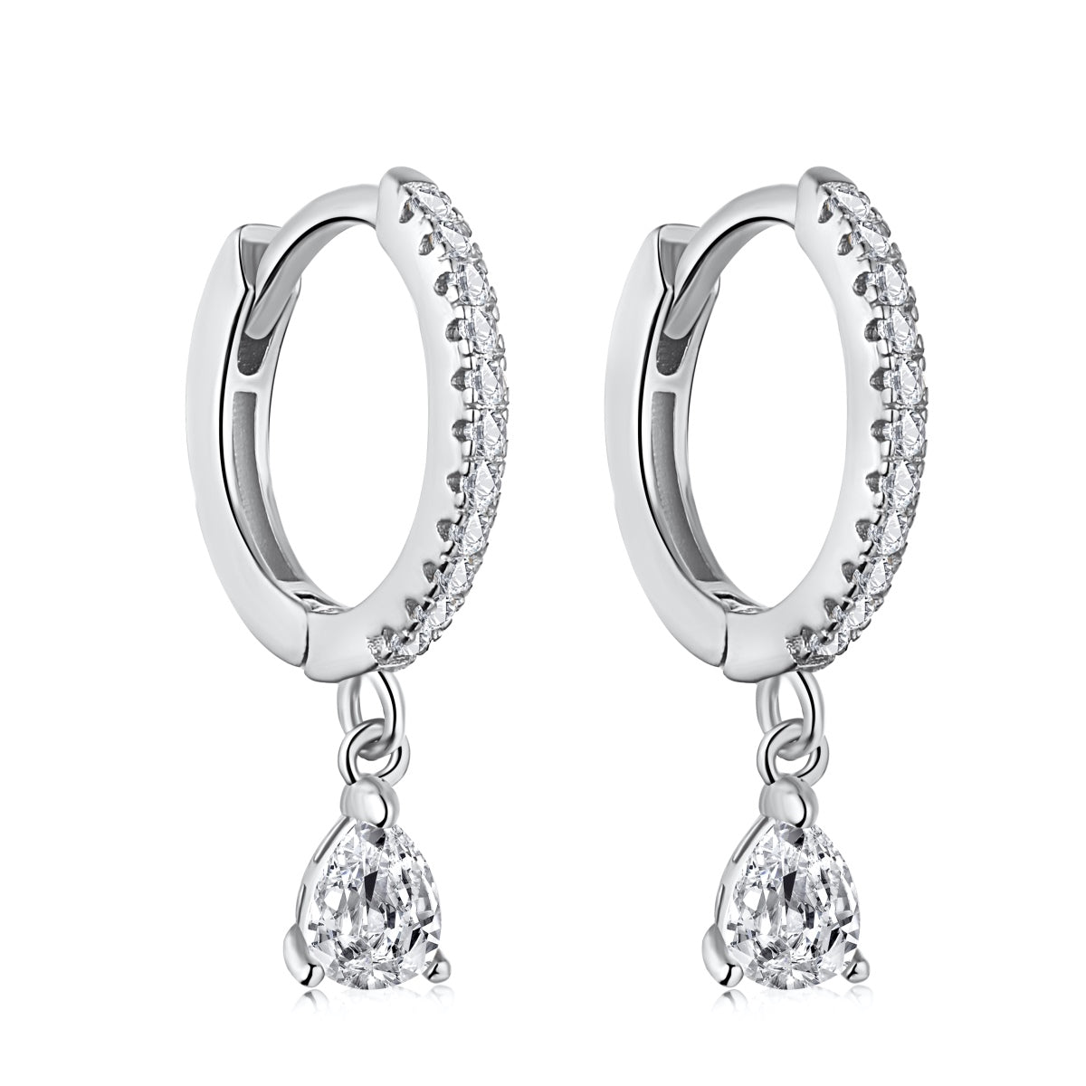 [Angela Jewelry]Luxurious Geometric Drop Earrings