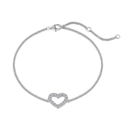 [Angela Jewelry]Heart Shape Lover Bracelet