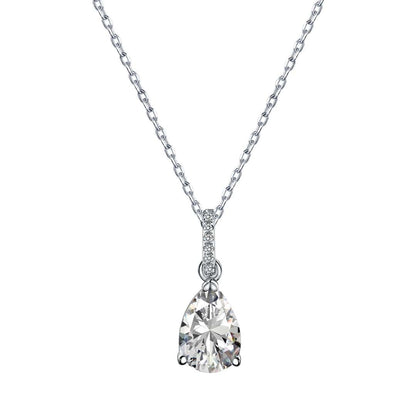 [Angela Jewelry]Delicate Water Drop Shape Fashion Necklace
