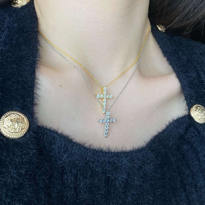 [Angela Jewelry]Unique Cross Shape Necklace