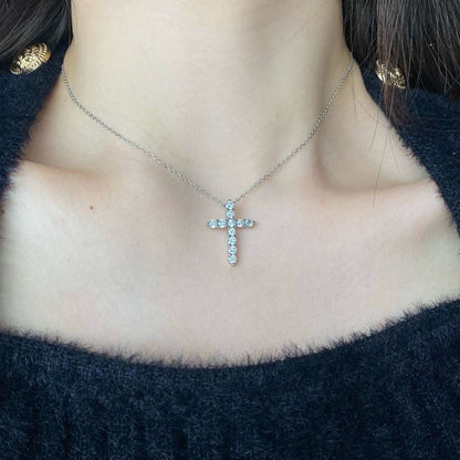 [Angela Jewelry]Unique Cross Shape Necklace