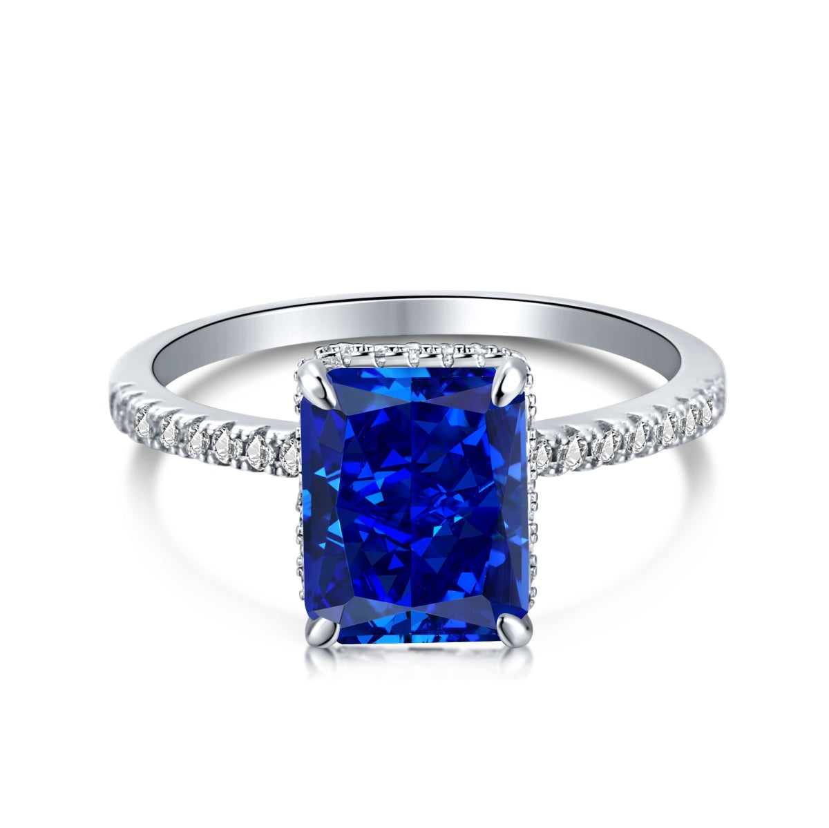 Angela Jewelry]4.0 Carat Luxurious Engagement Ring