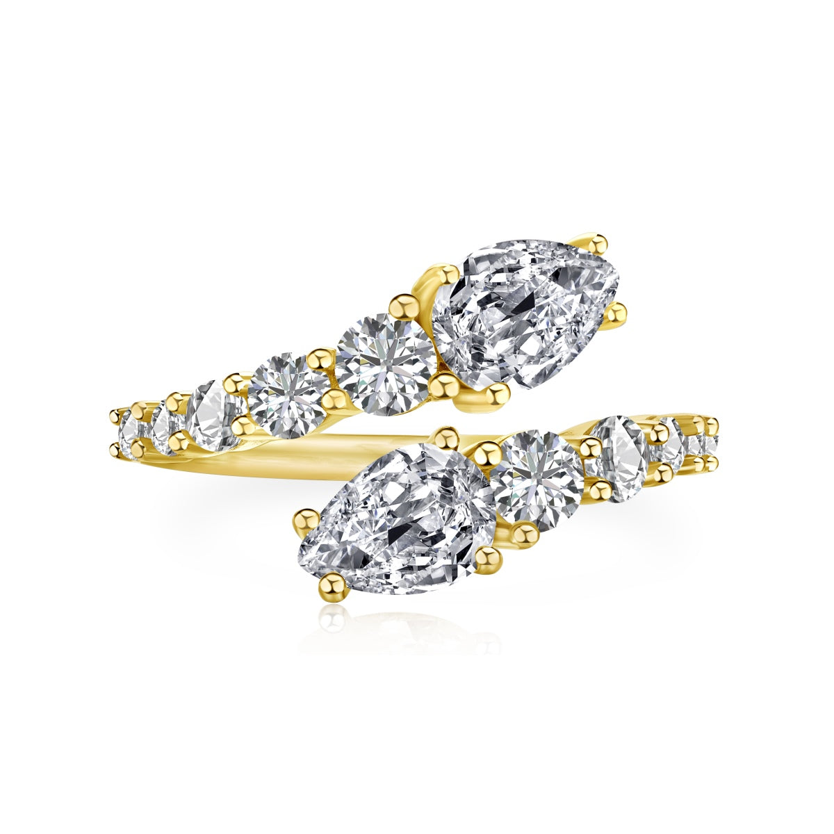 [Angela Jewelry]Delicate Lively Snake Shape Daily Ring