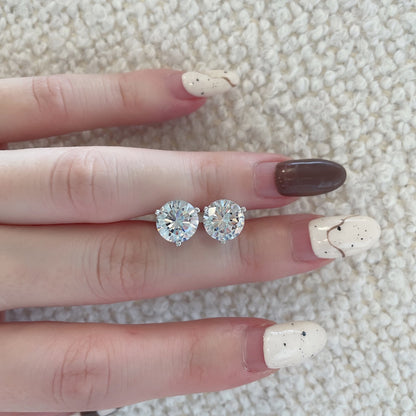 [Angela Jewelry]Dainty Round Shape Earrings