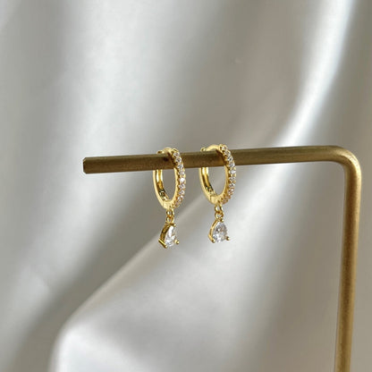 [Angela Jewelry]Luxurious Geometric Drop Earrings