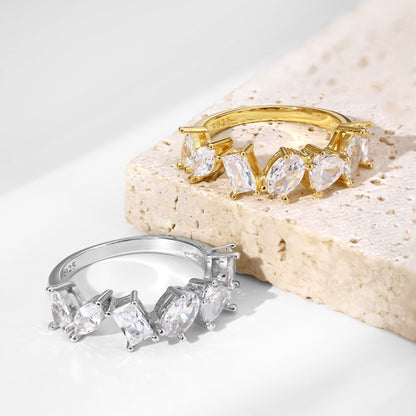 [Angela Jewelry]Delicate Multi Cut Ring