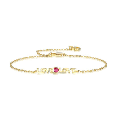 [Angela Jewelry]Romantic Heart Shape Lover Bracelet