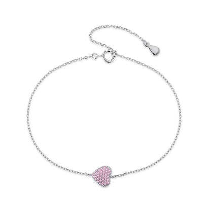 [Angela Jewelry]Heart-Shaped Gentle and Versatile Bracelet