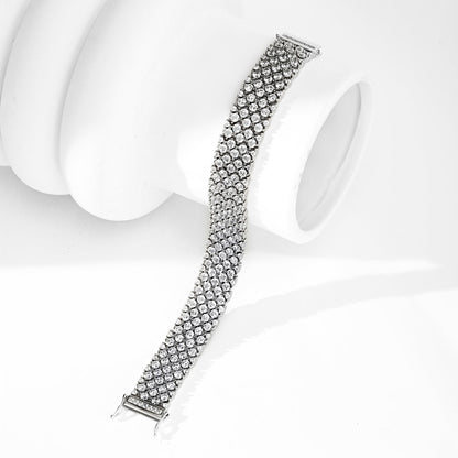[Angela Jewelry]Ornate Elegant Round Cut Party Bracelet