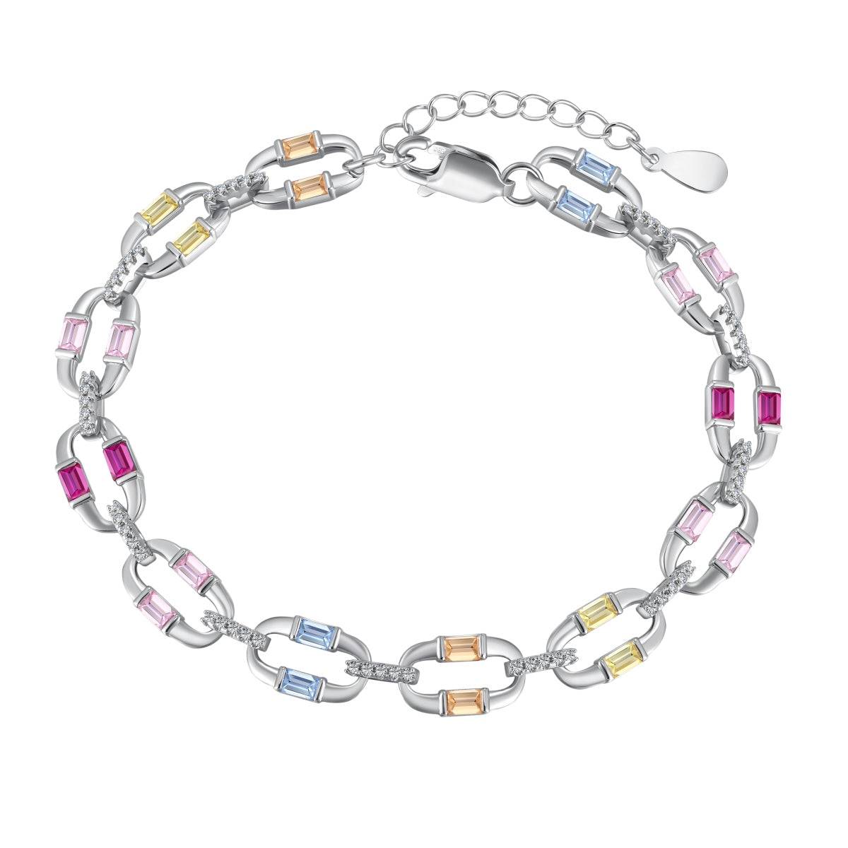 [Angela Jewelry]Dazzling Colorful Daily Bracelet