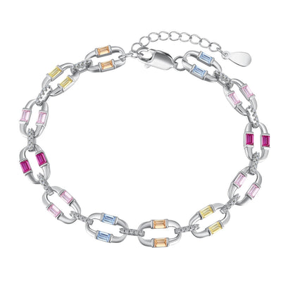 [Angela Jewelry]Dazzling Colorful Daily Bracelet
