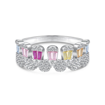 [Angela Jewelry]Gorgeous Radiant Cut Daily Ring