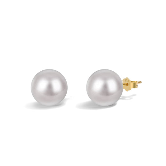 [Angela Jewelry]Delicate Pearl Earrings