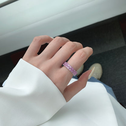 Angela Jewelry] Funkelnder Herzring