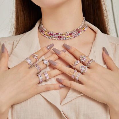 Angela Jewelry]Gorgeous Radiant Cut Daily Ring