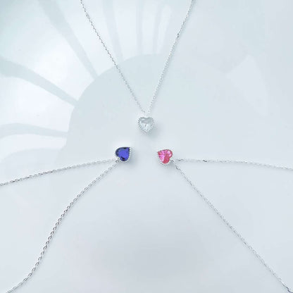 Angela Jewelry]Ornate Heart Shape Necklace