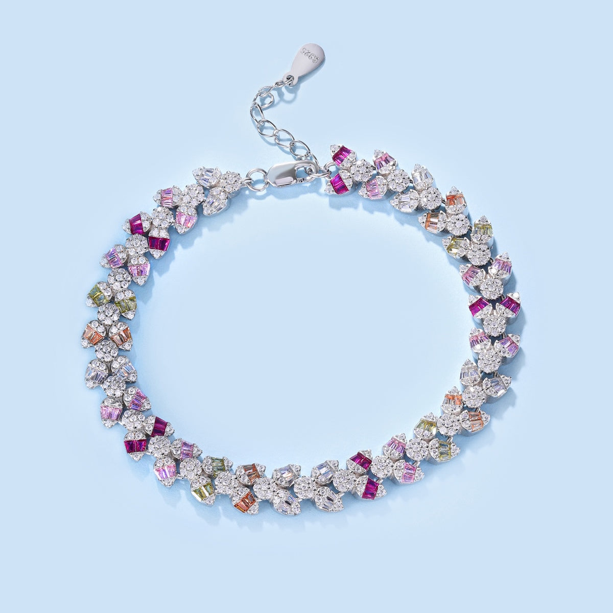 [Angela Jewelry]Dainty Exquisite Flower Shape Daily Bracelet