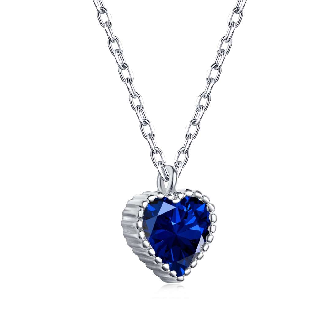 [Angela Jewelry]Ornate Heart Shape Necklace