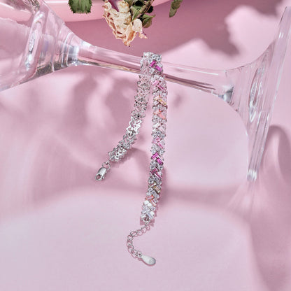 [Angela Jewelry]Dazzling Unique Multi Shape Daily Bracelet