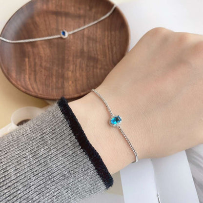 [Angela Jewelry]Exquisite Oval Shape Bracelet